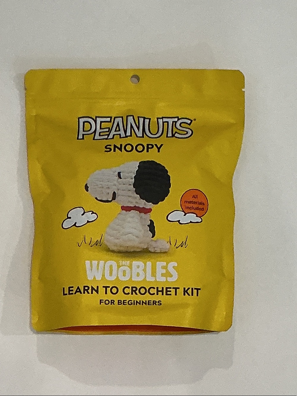 NEW Peanuts Snoopy Wobbles Learn to Crochet Kit